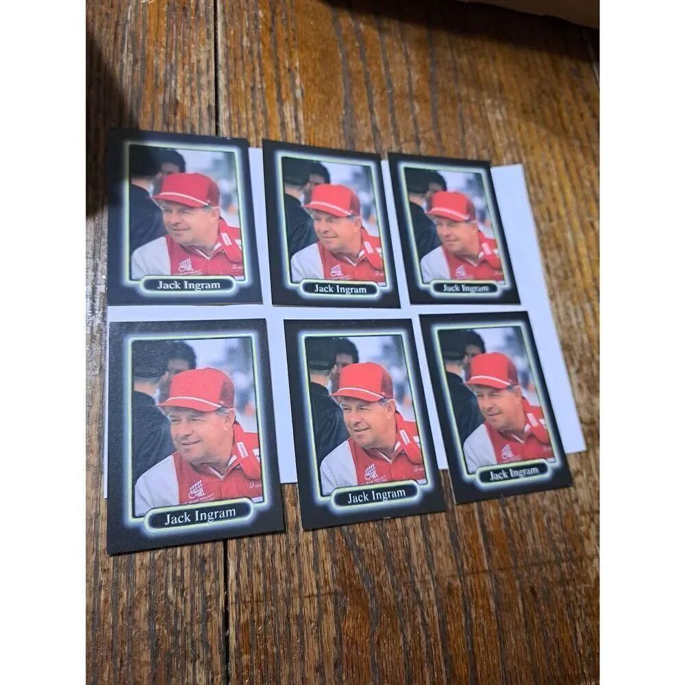 Vintage Lot 6 1990 JR Maxx Jack Ingram Trading Card 152 Winston Cup Nascar